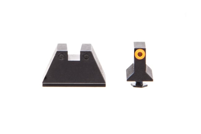 NIGHT FISION Suppressor Height TRITIUM SIGHT Set for GLOCK - Square Rear