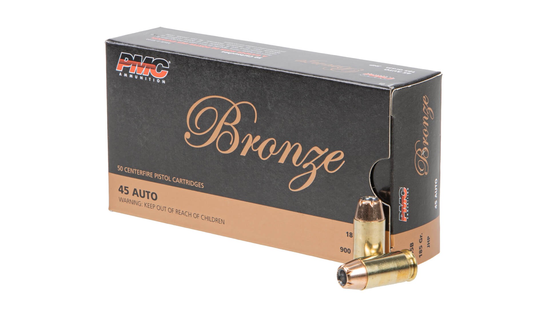 PMC Ammunition Bronze .45 Auto 185gr JHP Ammunition