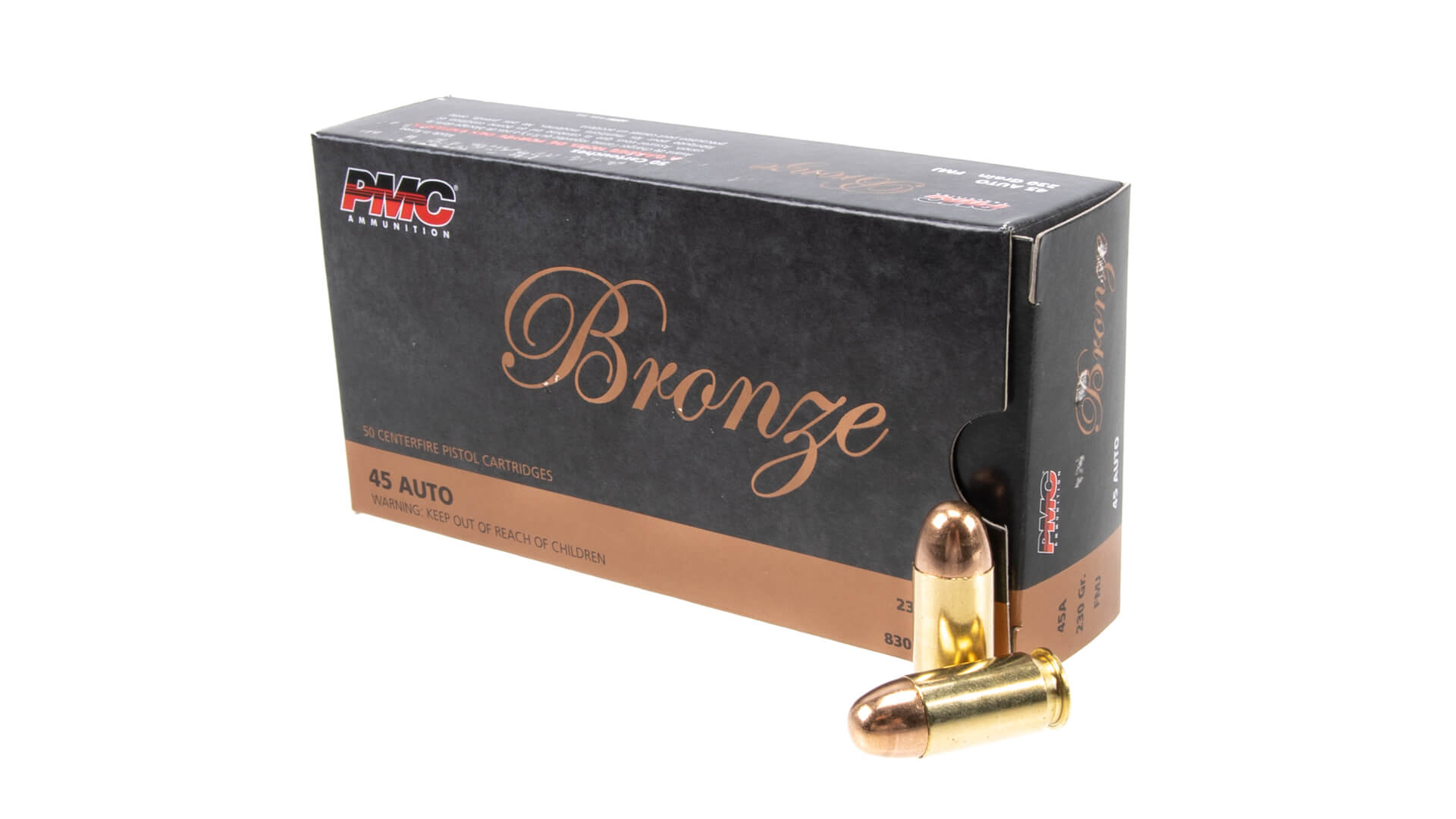 PMC Ammunition Bronze 45 Auto 230 GR FMJ Ammunition