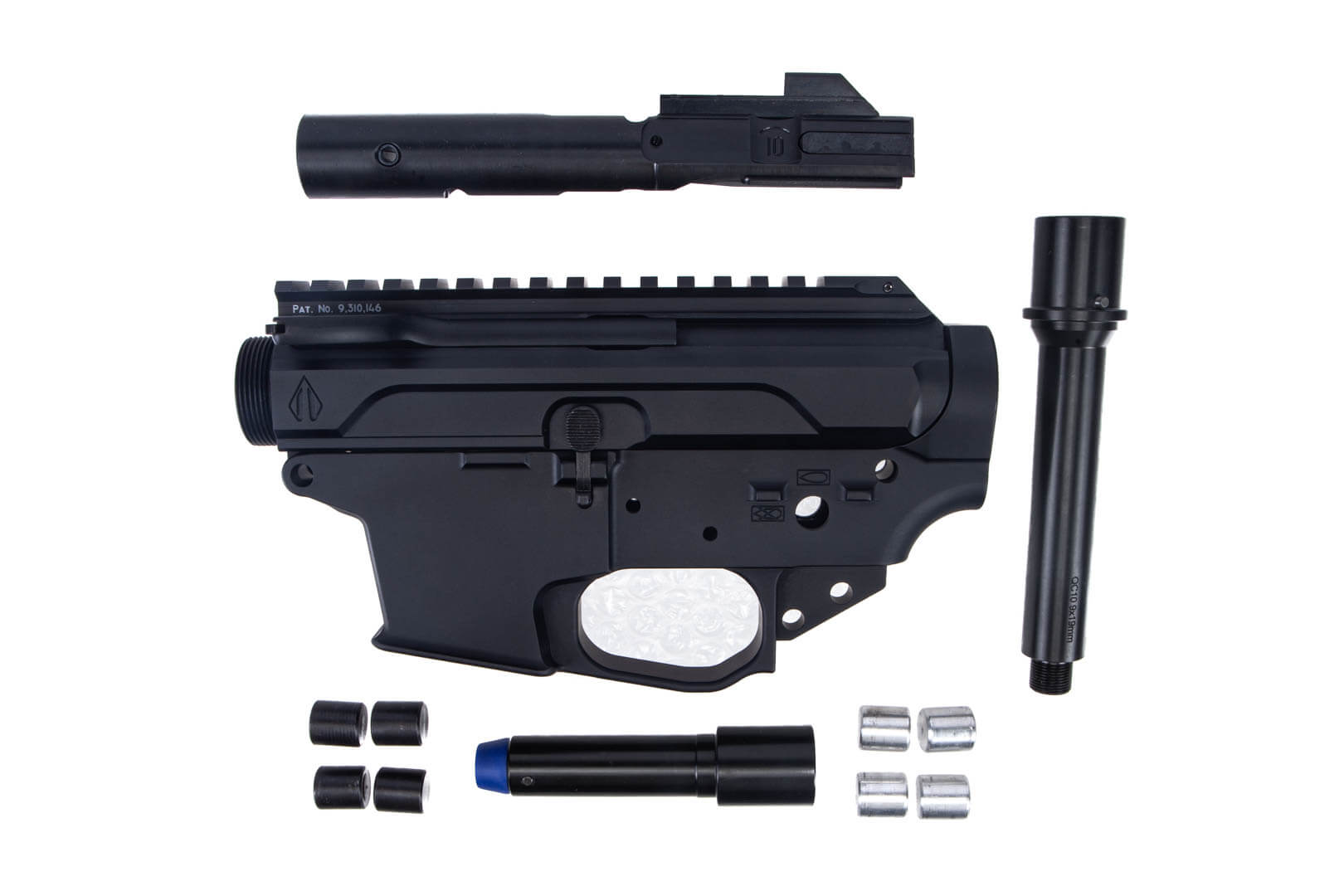 Quarter Circle 10 Side Charging Small Frame (Glock Compatible) 9MM Builders Kit