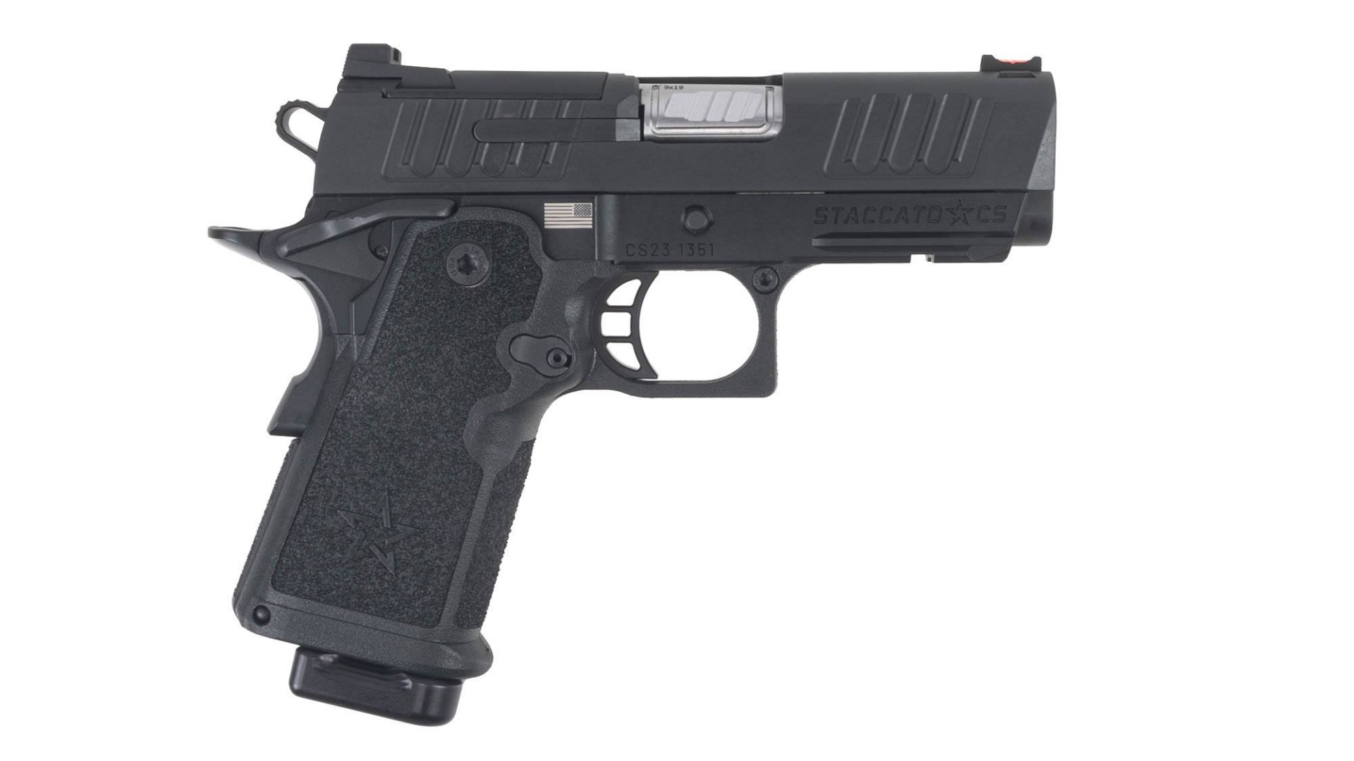 Staccato 2011 CS Al Frame Compact Optics-Ready 9mm Pistol - 3.5