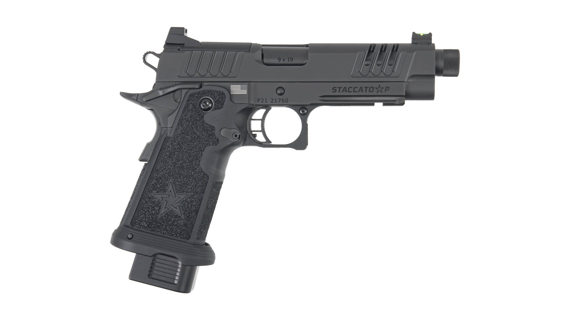 Staccato 2011 P Dpo X Series Aluminum Frame 9mm Tactical Threaded