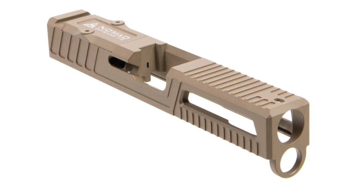 Nomad Defense Stripped Slide for Glock 19 Gen 4 - V1